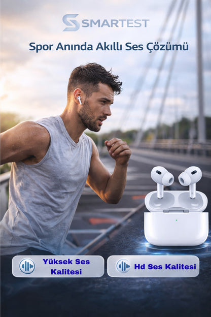 Smartest Air2 Pro ANC Bluetooth Kulaklık Gürültü Engelleme iOS Android Uyumlu