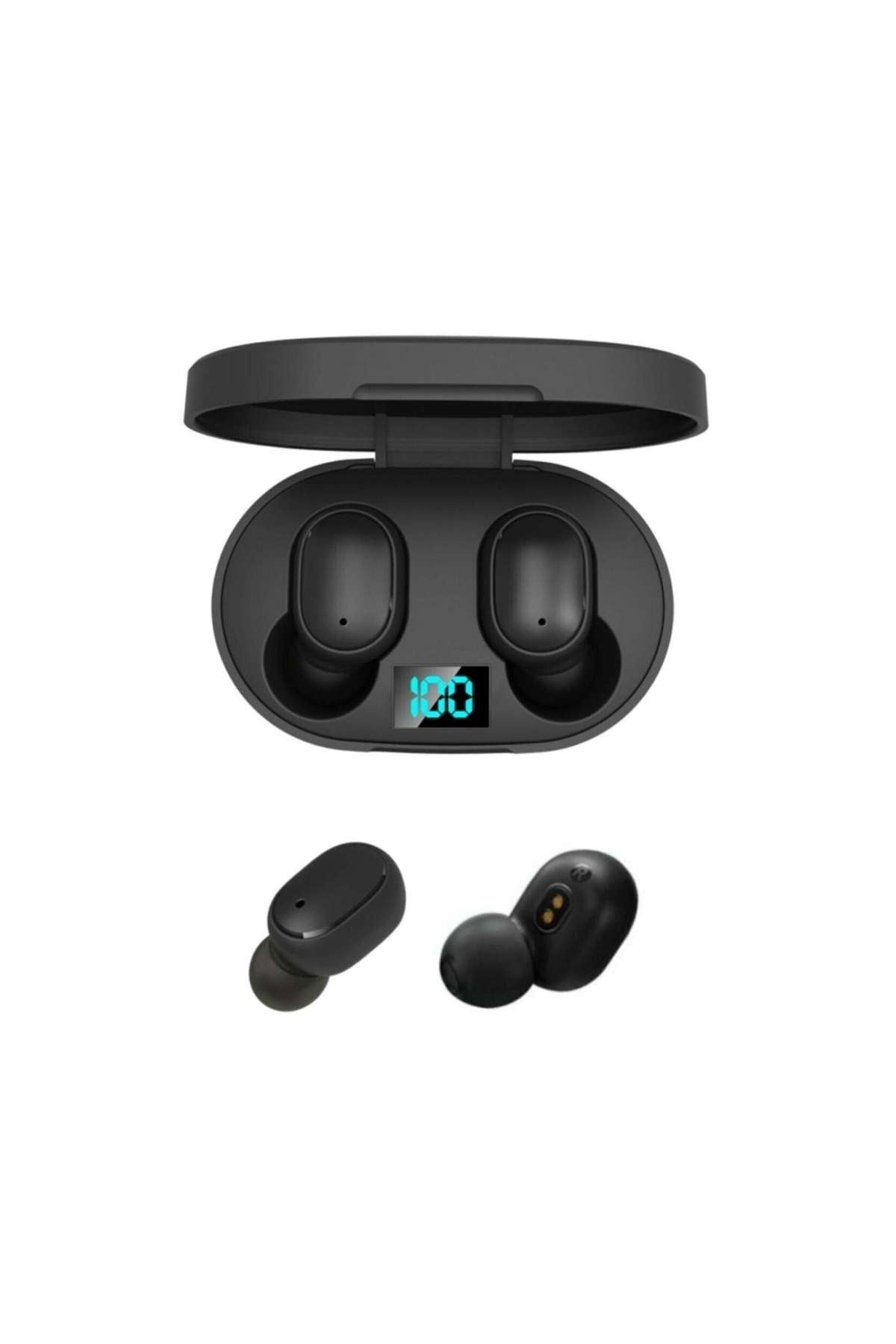 E6s Dokunmatik TWS Bluetooth Kulaklık – Siyah