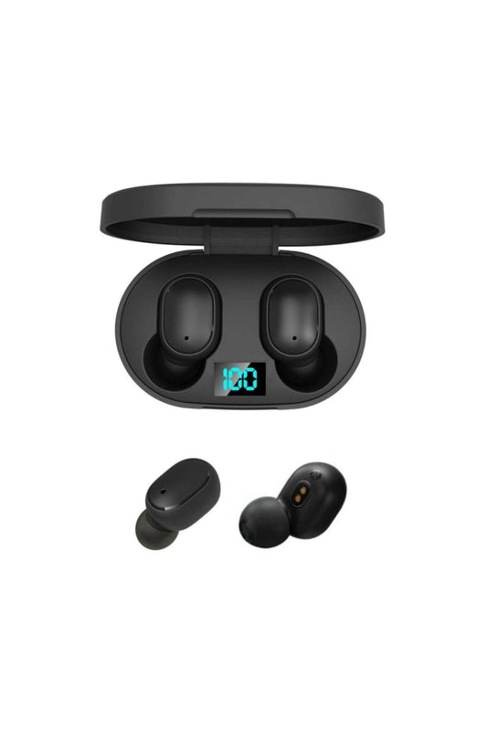 E6s Dokunmatik TWS Bluetooth Kulaklık – Siyah
